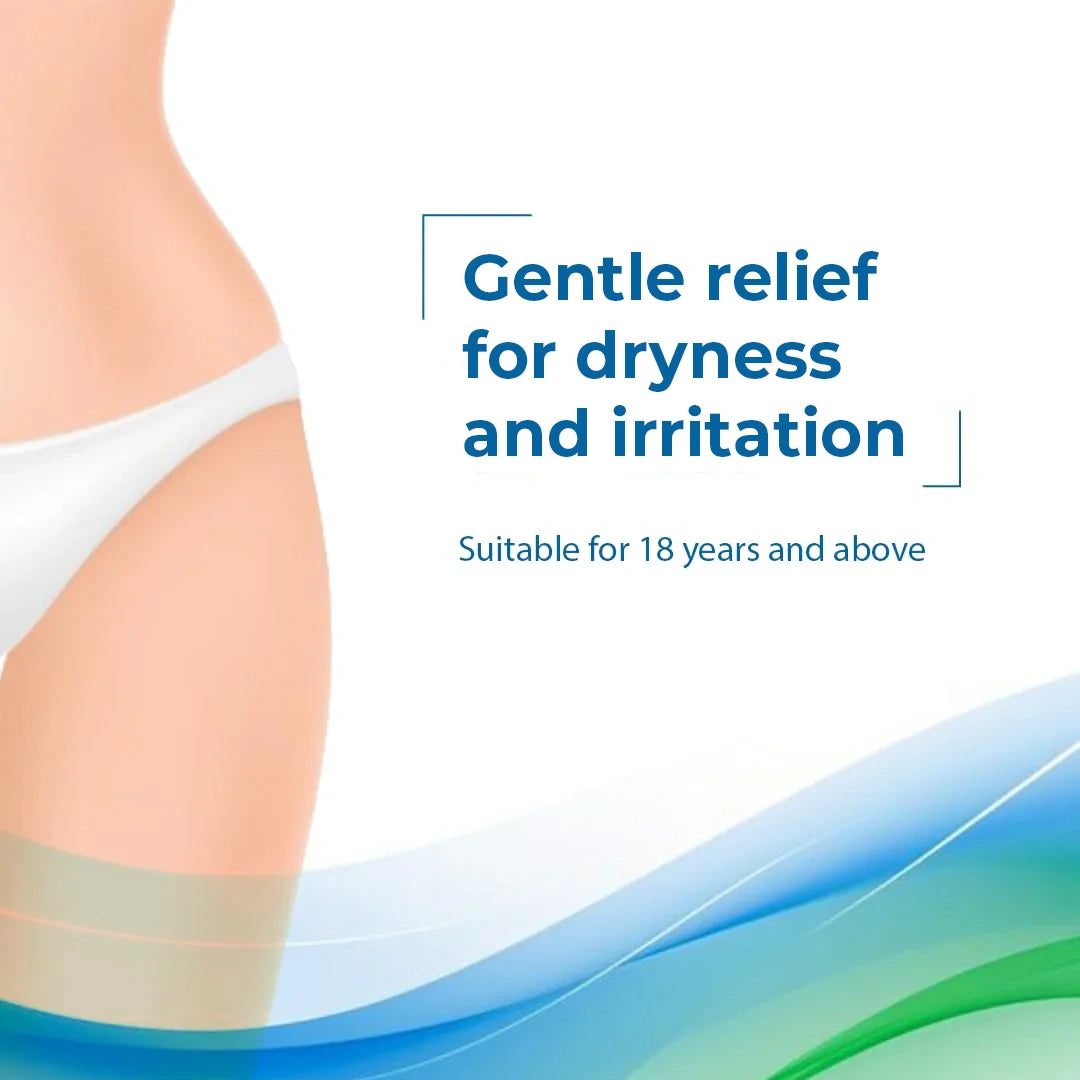 Gentle relief for dryness and irritation